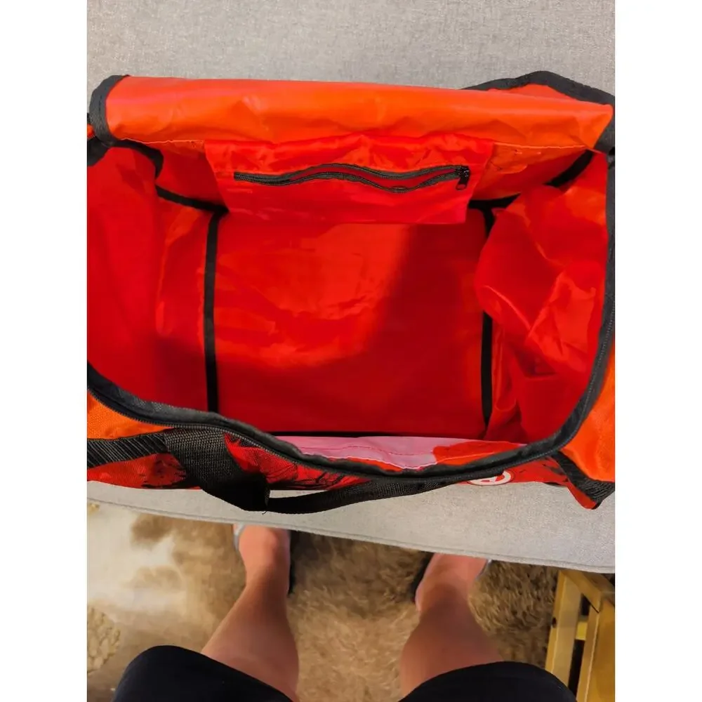 Marvel Avengers Iron Man Duffle Bag Red Black Small Gym Sports Travel Luggage